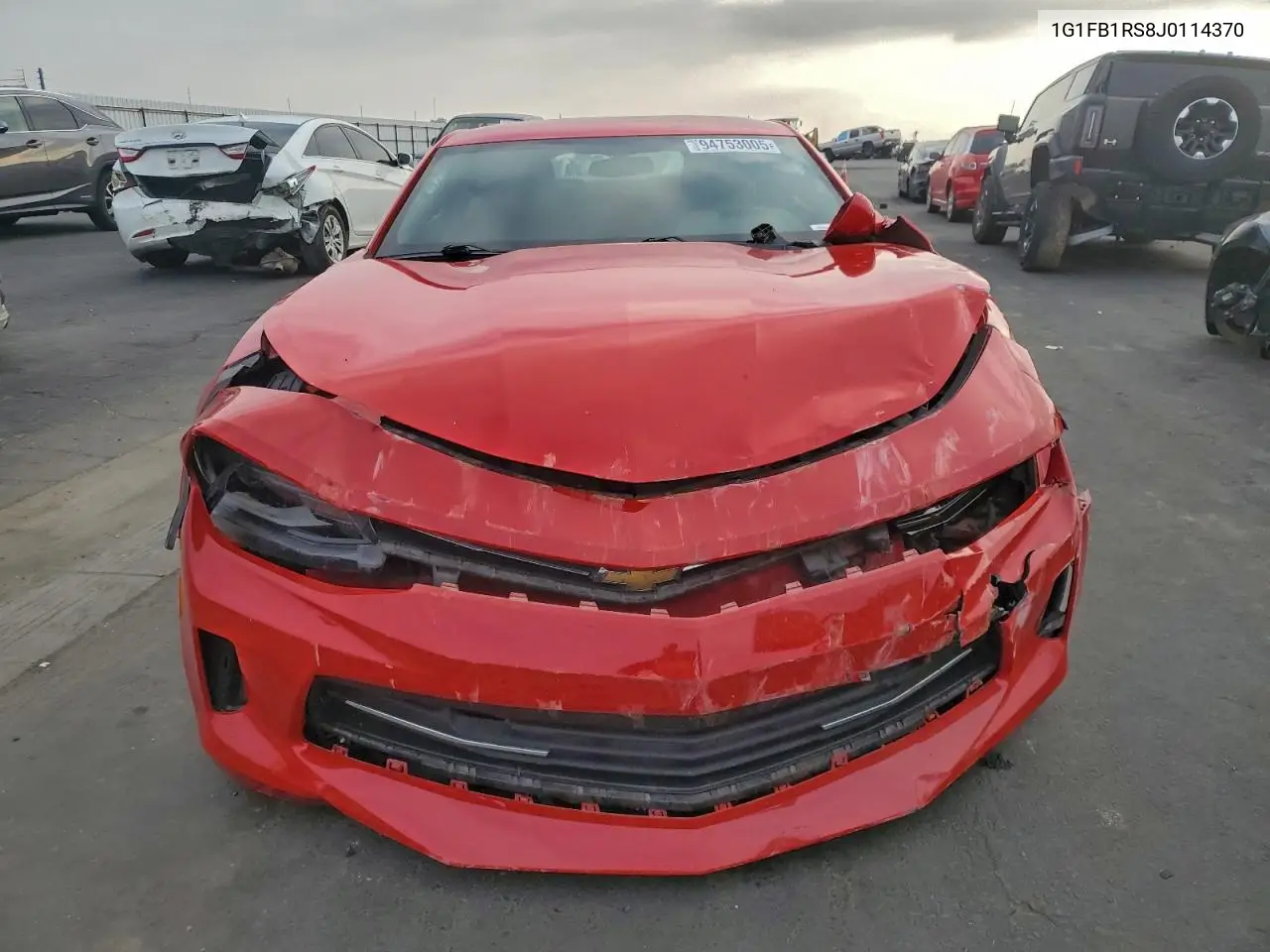 1G1FB1RS8J0114370 2018 Chevrolet Camaro Lt