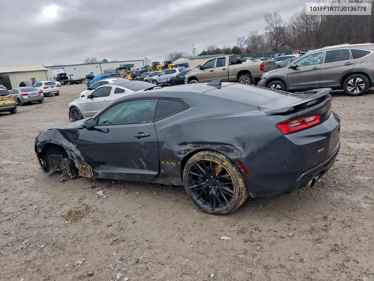 1G1FF1R77J0136778 2018 Chevrolet Camaro Ss