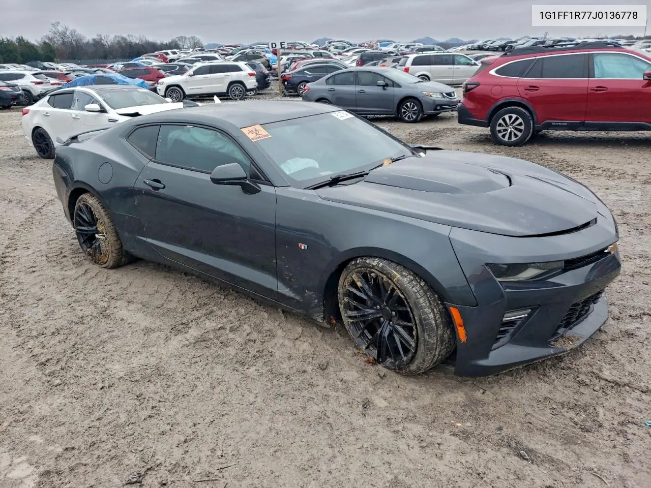 1G1FF1R77J0136778 2018 Chevrolet Camaro Ss