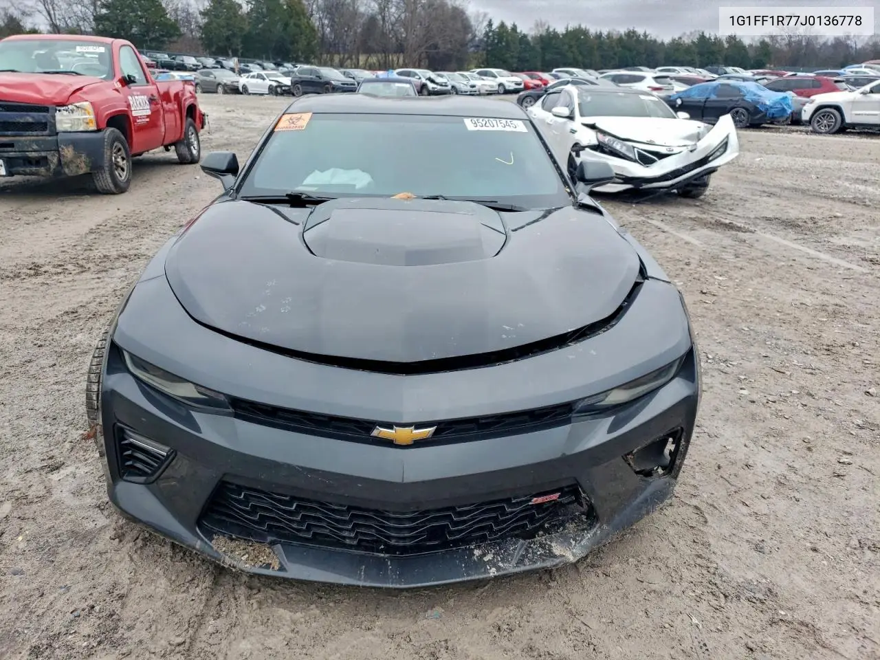 1G1FF1R77J0136778 2018 Chevrolet Camaro Ss