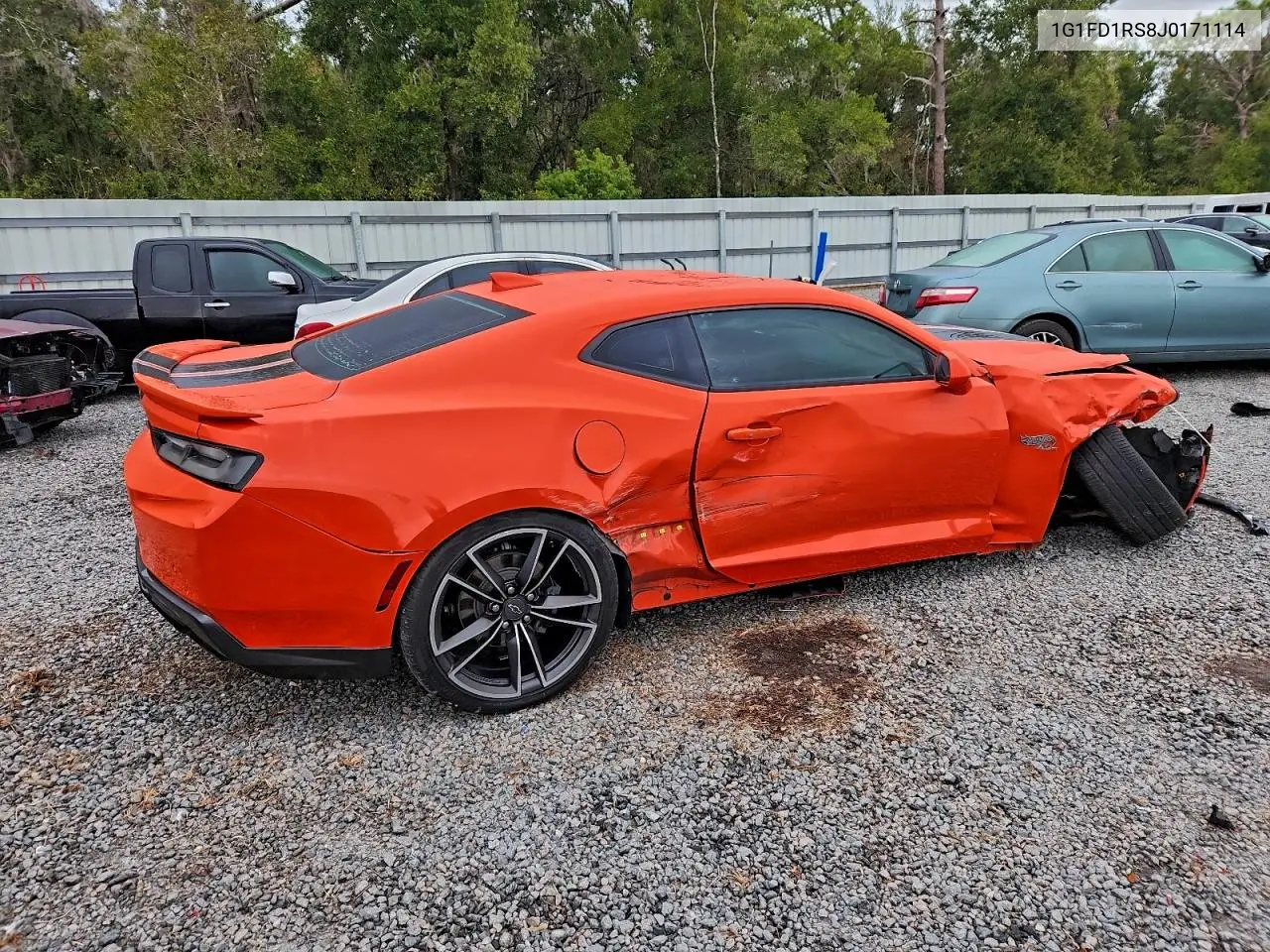 1G1FD1RS8J0171114 2018 Chevrolet Camaro Lt