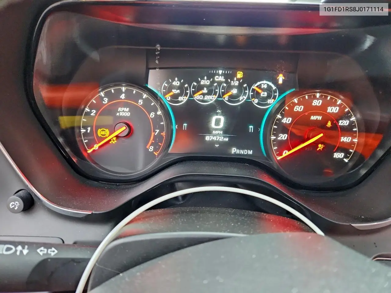 1G1FD1RS8J0171114 2018 Chevrolet Camaro Lt