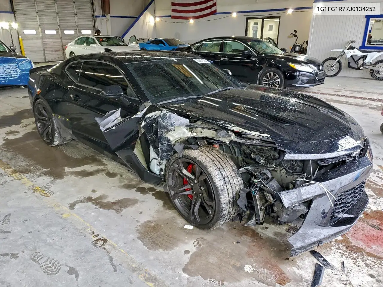 1G1FG1R77J0134252 2018 Chevrolet Camaro Ss
