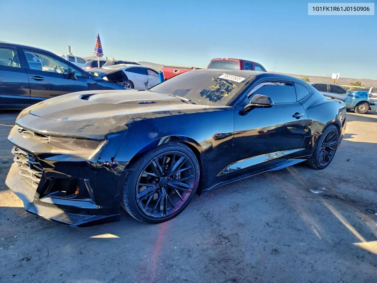 1G1FK1R61J0150906 2018 Chevrolet Camaro Zl1