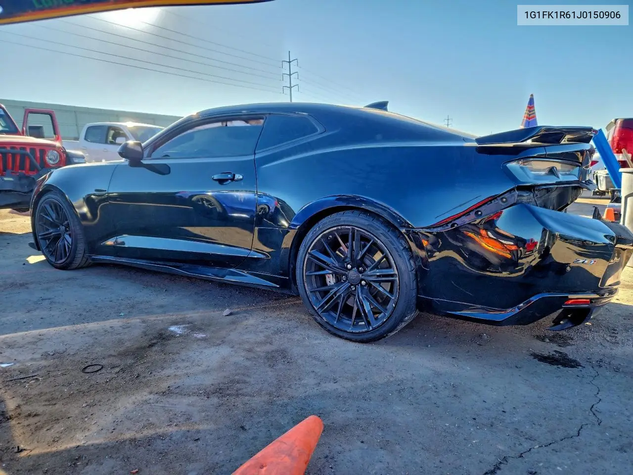 1G1FK1R61J0150906 2018 Chevrolet Camaro Zl1