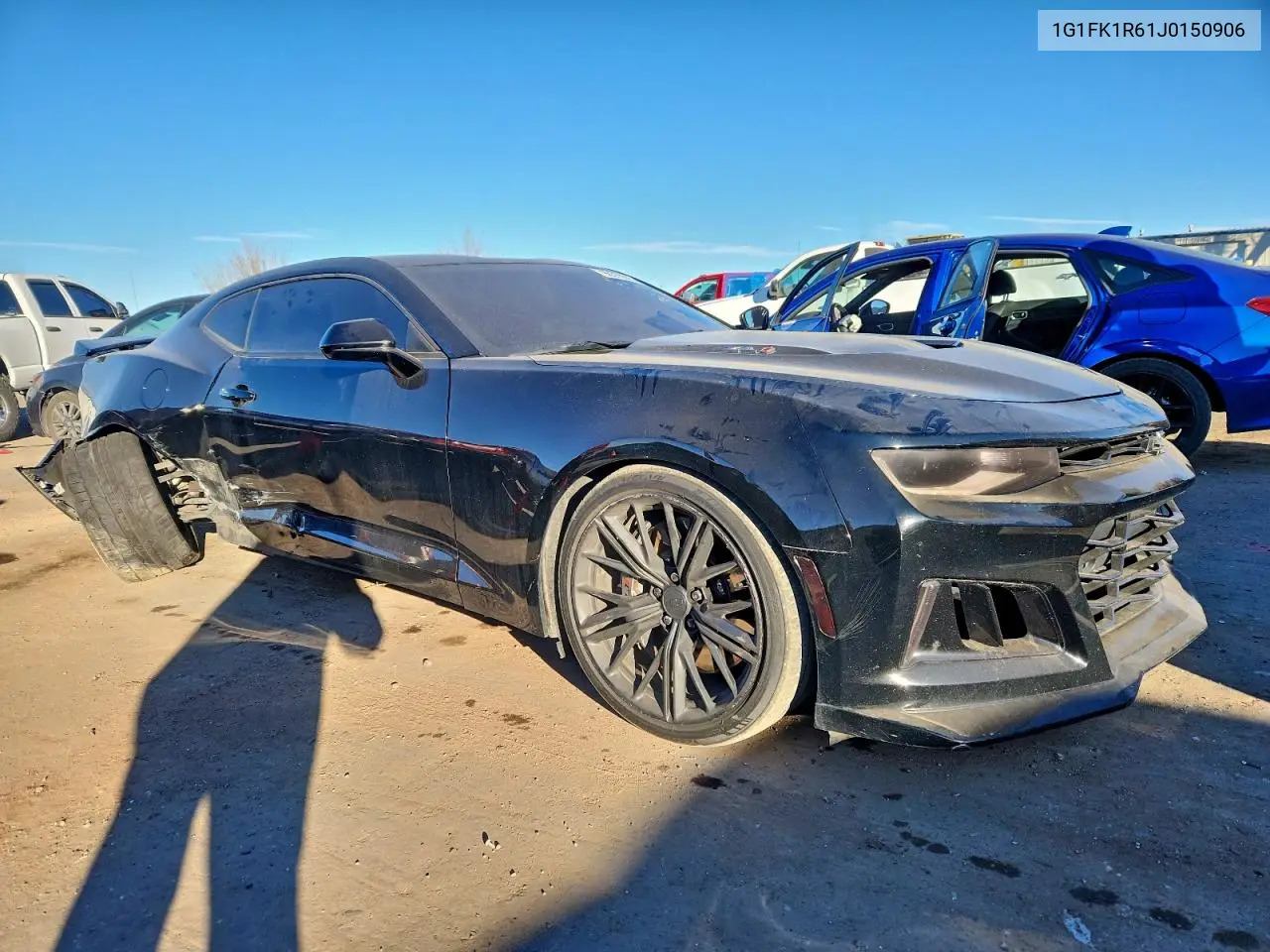 1G1FK1R61J0150906 2018 Chevrolet Camaro Zl1