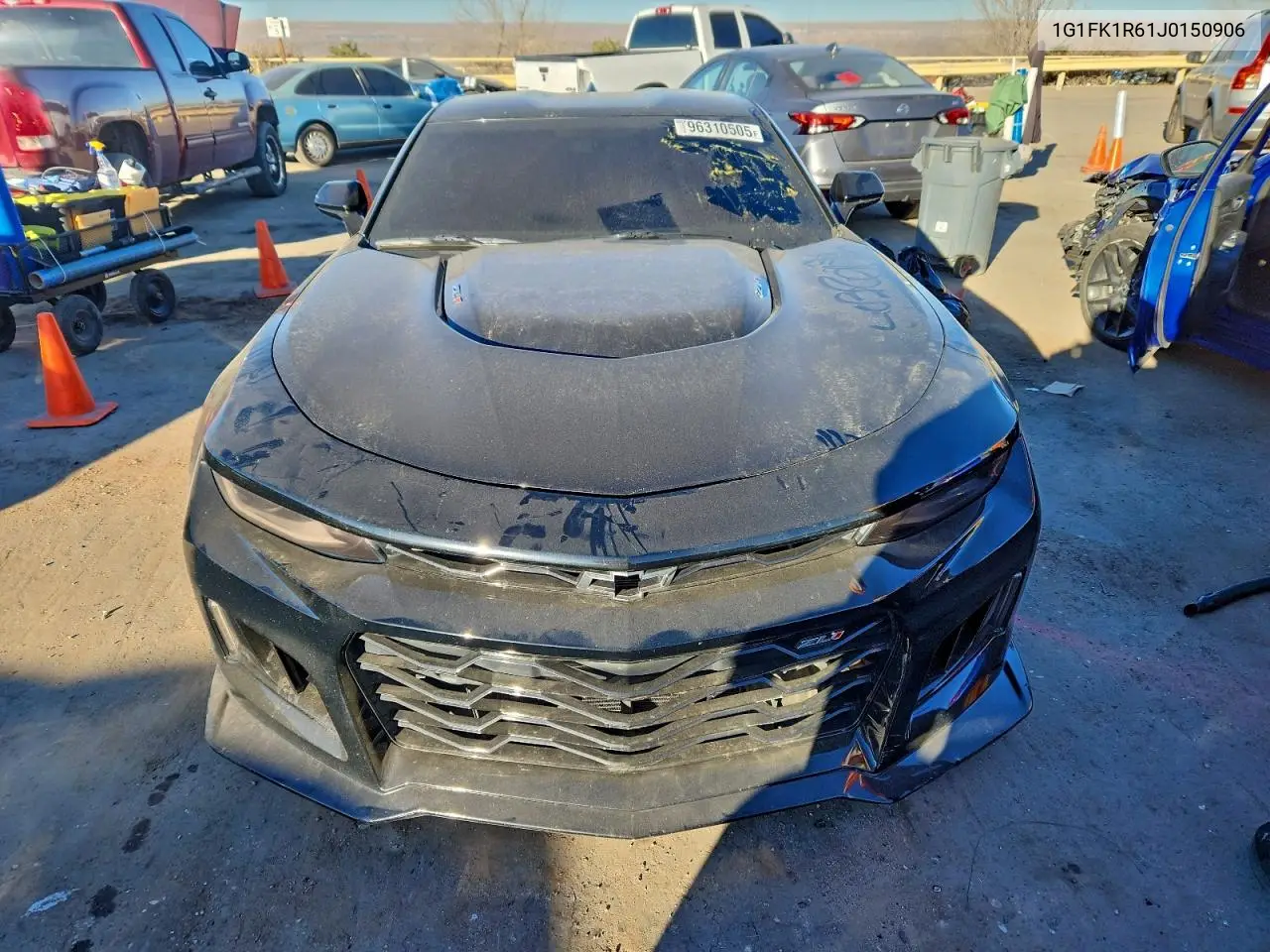 1G1FK1R61J0150906 2018 Chevrolet Camaro Zl1