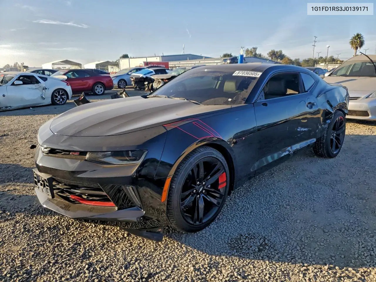 1G1FD1RS3J0139171 2018 Chevrolet Camaro Lt