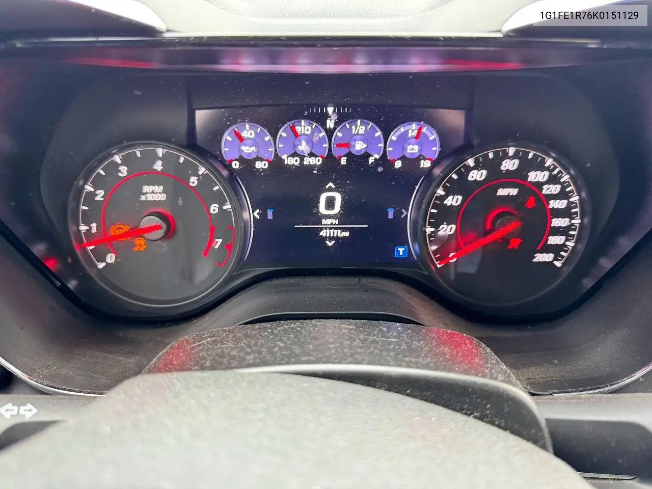 1G1FE1R76K0151129 2019 Chevrolet Camaro Ss