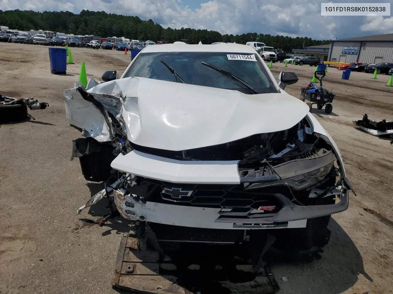 2019 Chevrolet Camaro Lt VIN: 1G1FD1RS8K0152838 Lot: 60711544