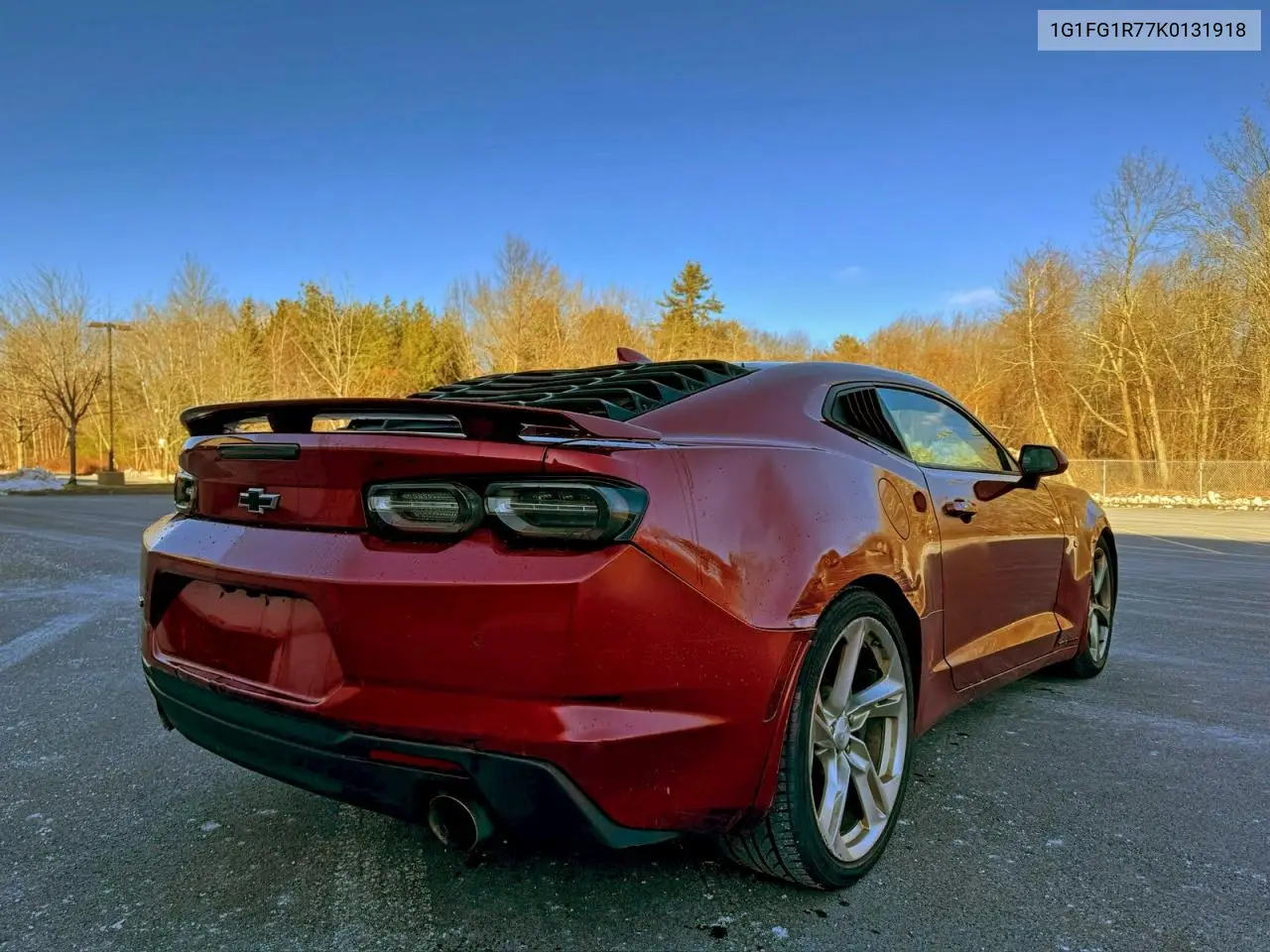 1G1FG1R77K0131918 2019 Chevrolet Camaro Ss