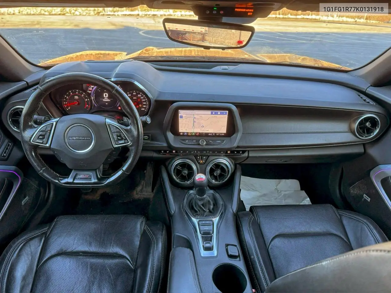1G1FG1R77K0131918 2019 Chevrolet Camaro Ss