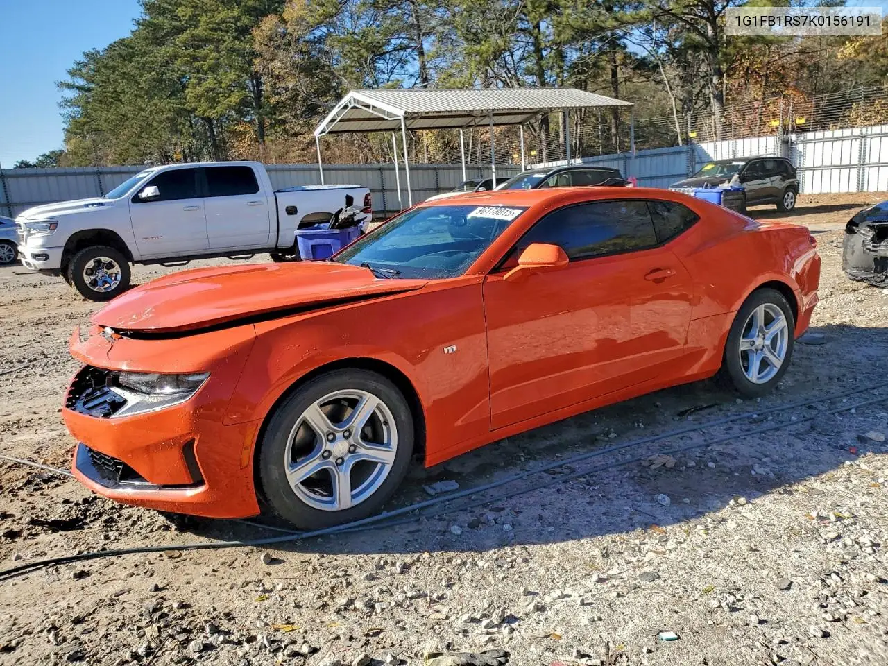 1G1FB1RS7K0156191 2019 Chevrolet Camaro Ls