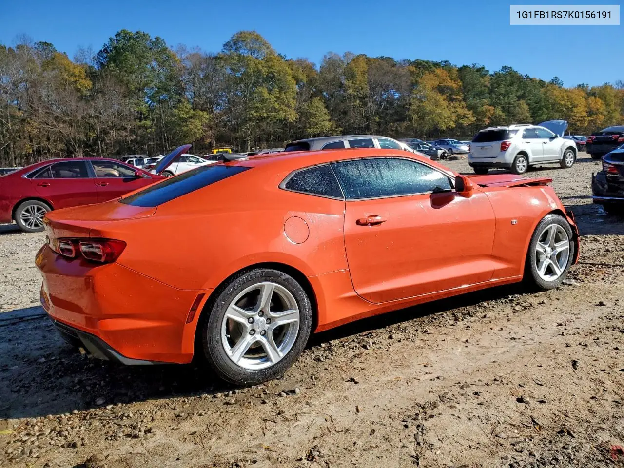 1G1FB1RS7K0156191 2019 Chevrolet Camaro Ls