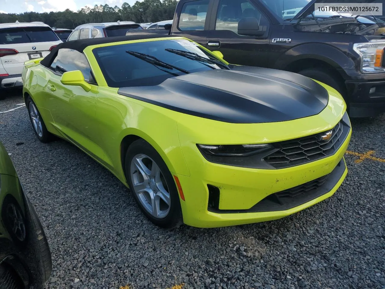 1G1FB3DS3M0125672 2021 Chevrolet Camaro Ls