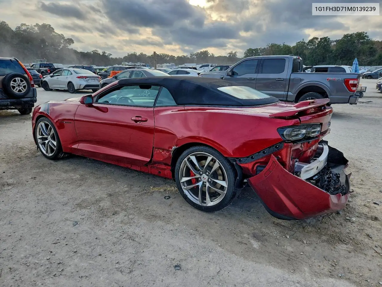 1G1FH3D71M0139239 2021 Chevrolet Camaro Ss
