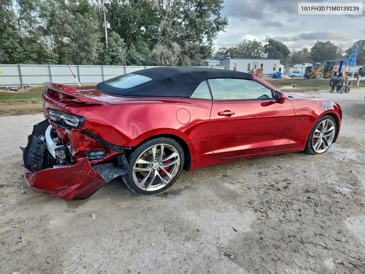 1G1FH3D71M0139239 2021 Chevrolet Camaro Ss