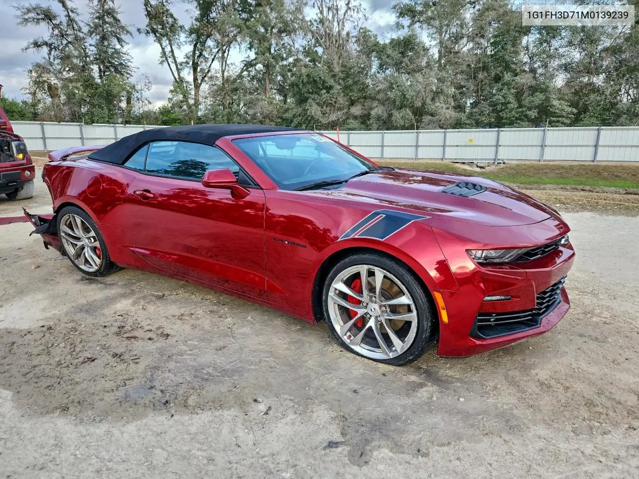 1G1FH3D71M0139239 2021 Chevrolet Camaro Ss