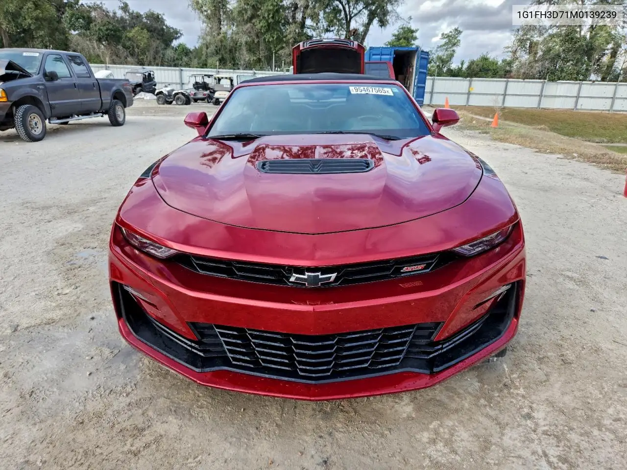1G1FH3D71M0139239 2021 Chevrolet Camaro Ss