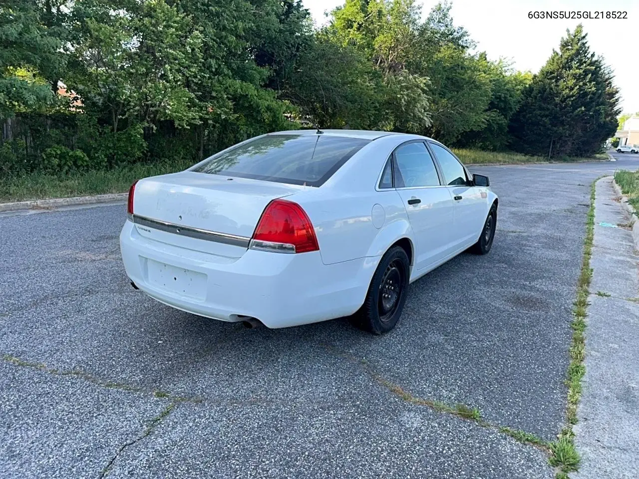 2016 Chevrolet Caprice Police VIN: 6G3NS5U25GL218522 Lot: 51403936