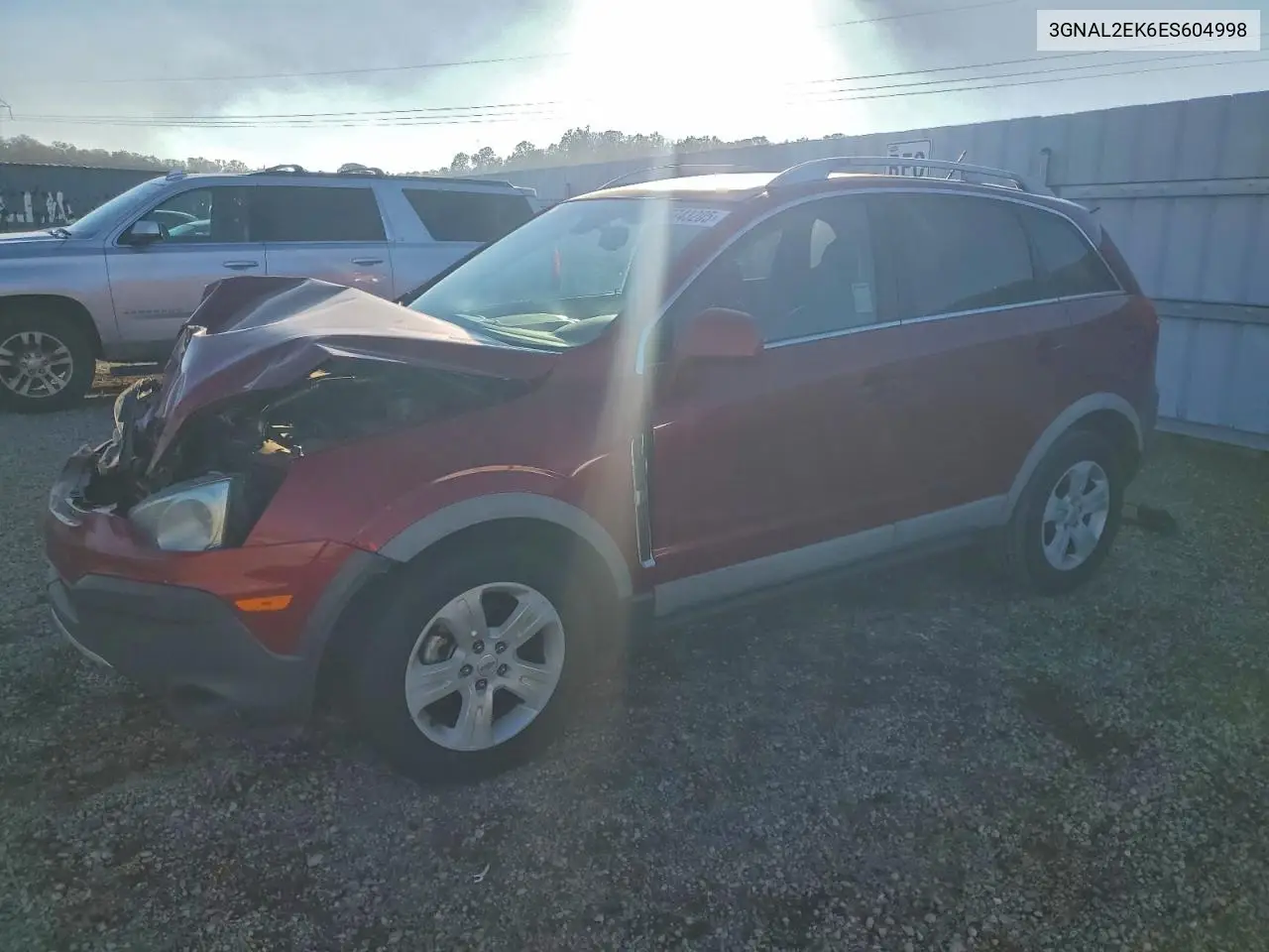 3GNAL2EK6ES604998 2014 Chevrolet Captiva Ls