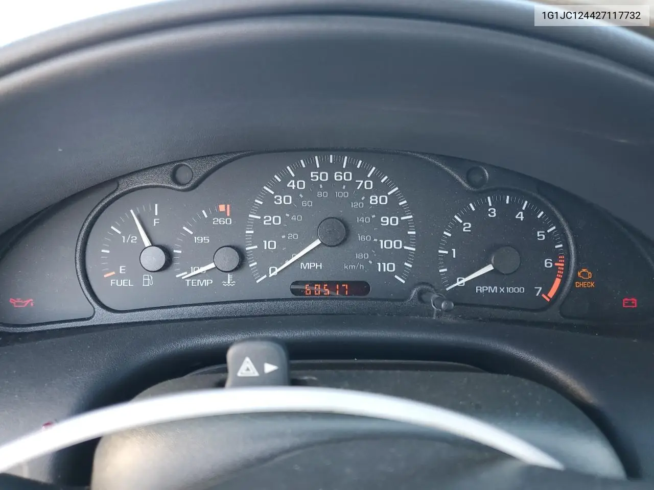1G1JC124427117732 2002 Chevrolet Cavalier
