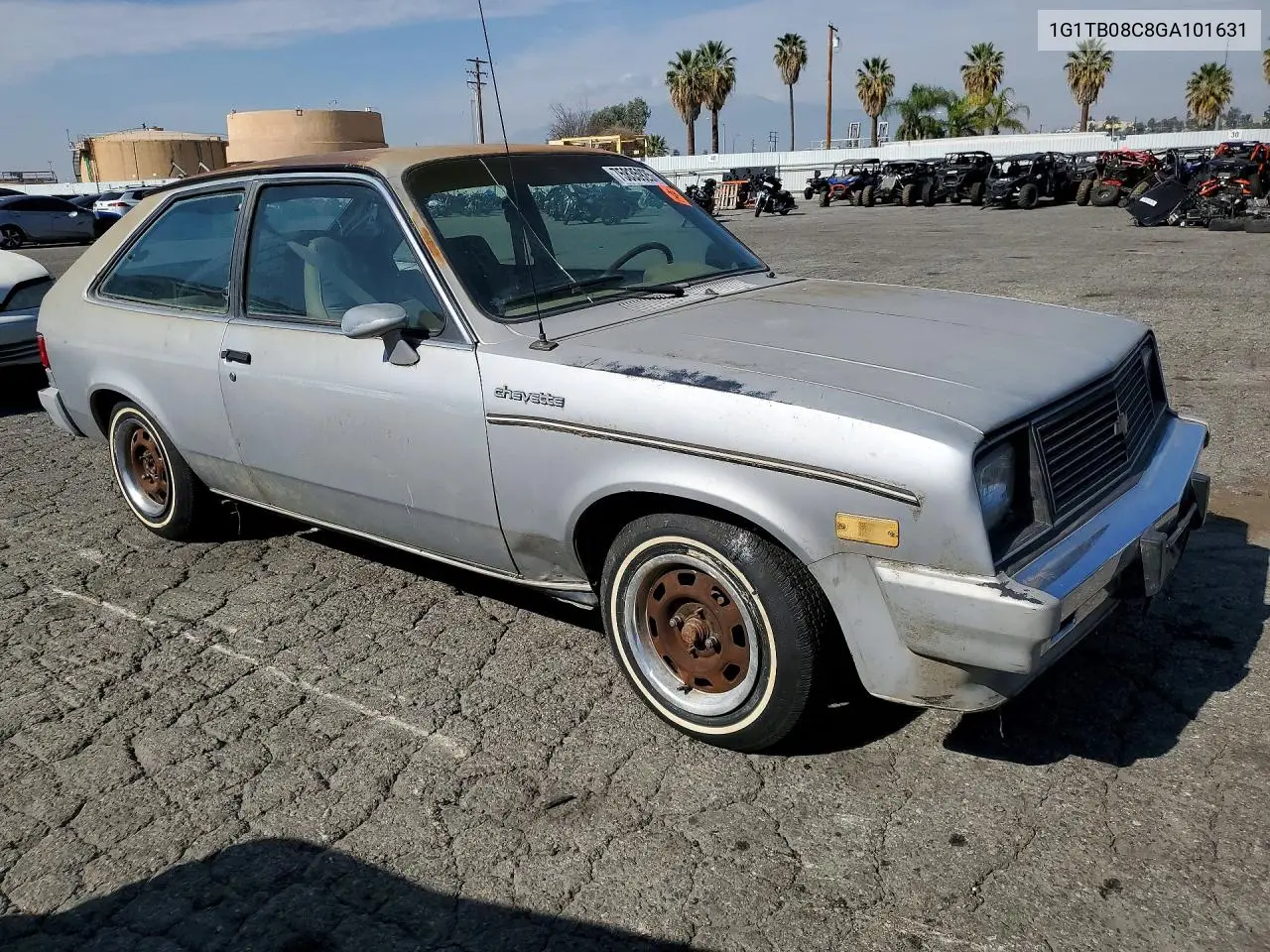 1986 Chevrolet Chevette Cs VIN: 1G1TB08C8GA101631 Lot: 75835925