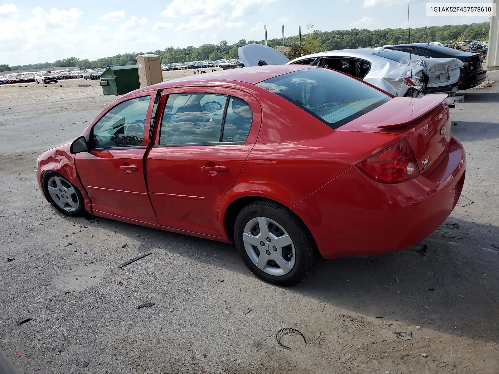 2005 Chevrolet Cobalt VIN: 1G1AK52F457578610 Lot: 59302254