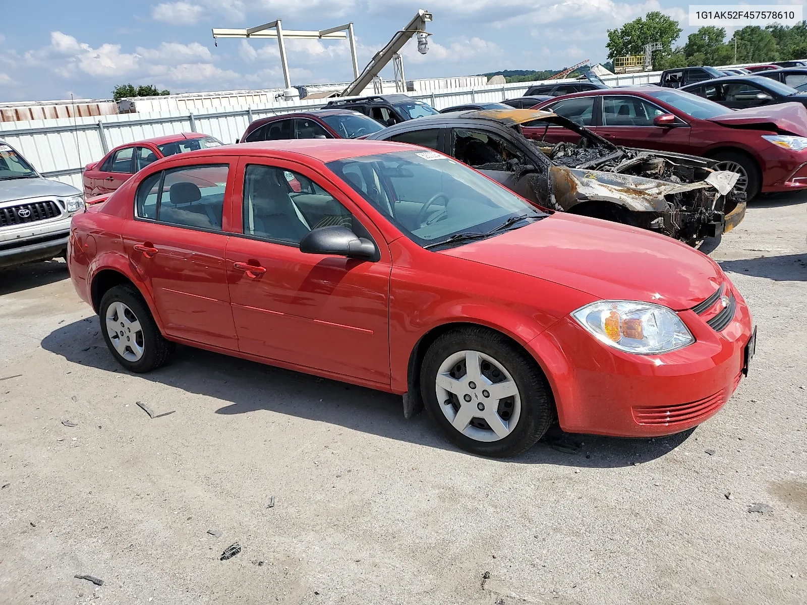 2005 Chevrolet Cobalt VIN: 1G1AK52F457578610 Lot: 59302254