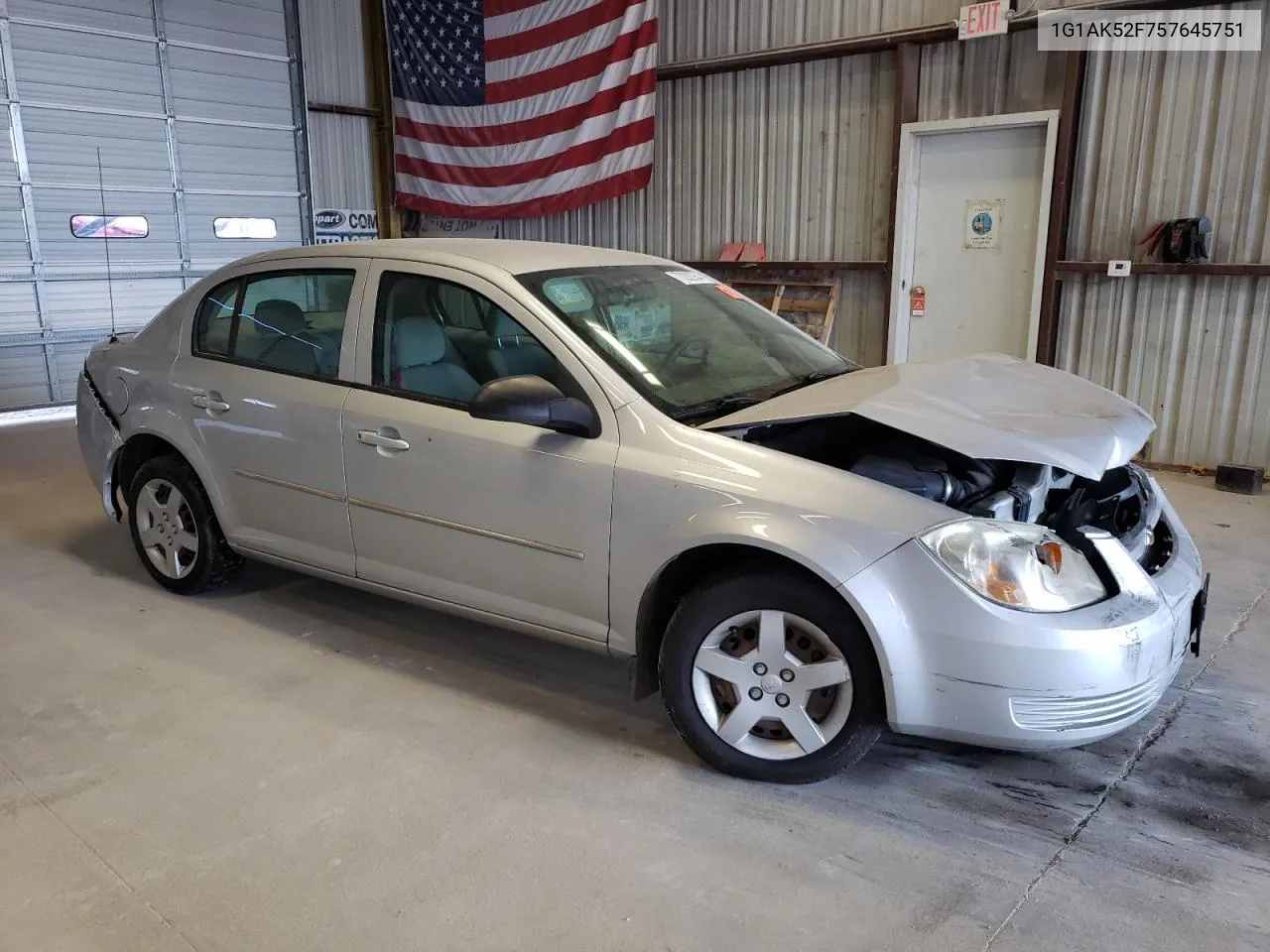 2005 Chevrolet Cobalt VIN: 1G1AK52F757645751 Lot: 70282934