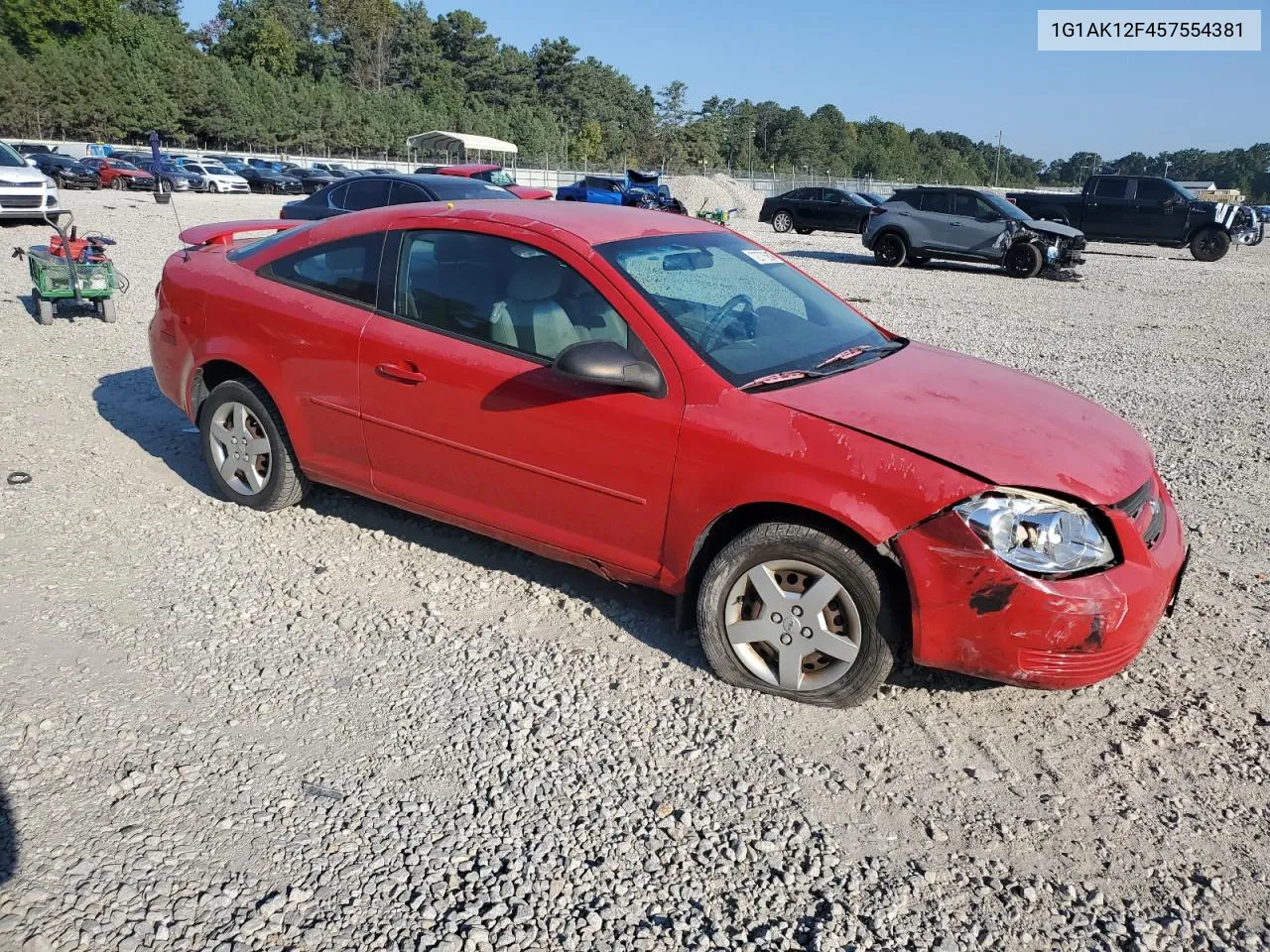 2005 Chevrolet Cobalt VIN: 1G1AK12F457554381 Lot: 72775694