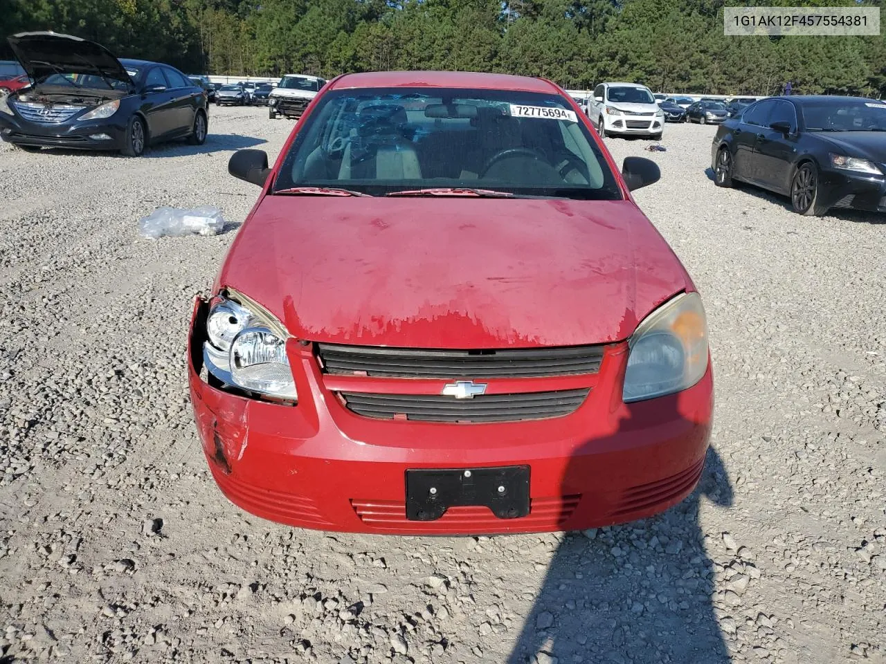 2005 Chevrolet Cobalt VIN: 1G1AK12F457554381 Lot: 72775694