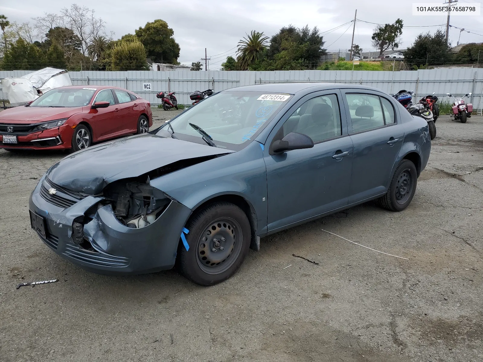 2006 Chevrolet Cobalt Ls VIN: 1G1AK55F367658798 Lot: 48712314