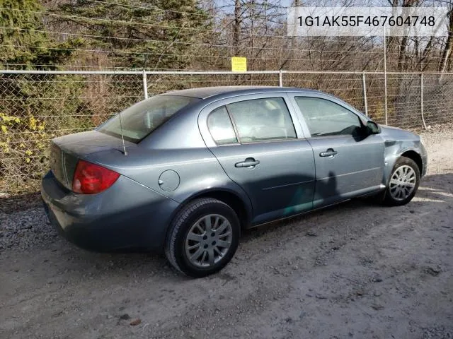 2006 Chevrolet Cobalt Ls VIN: 1G1AK55F467604748 Lot: 50525704