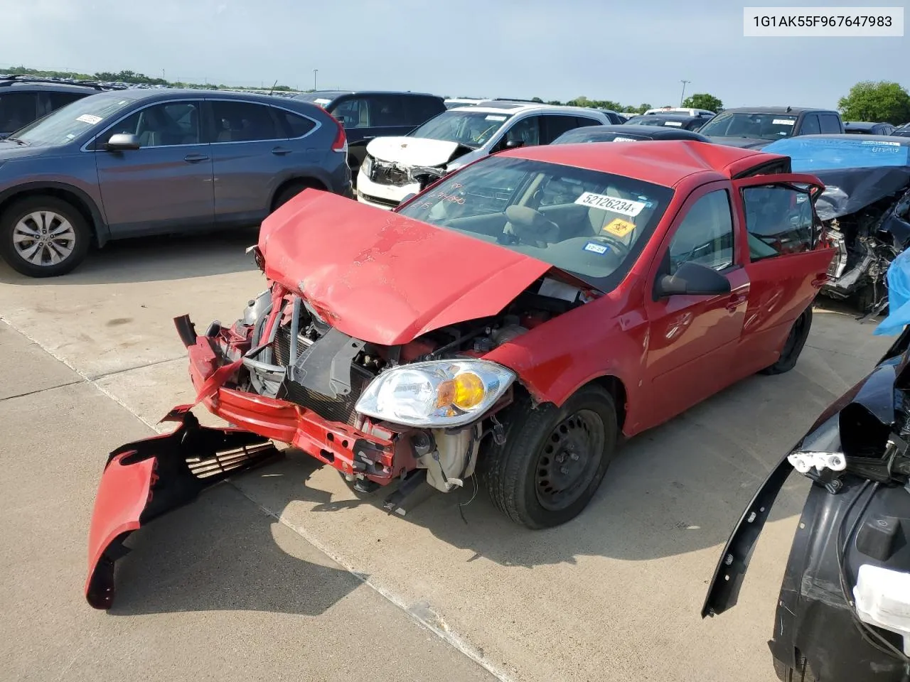 2006 Chevrolet Cobalt Ls VIN: 1G1AK55F967647983 Lot: 52126234