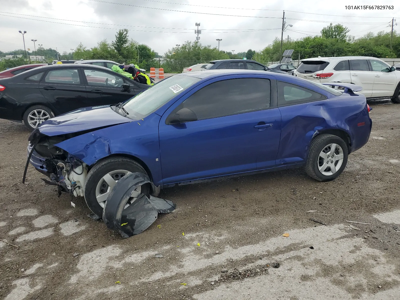 2006 Chevrolet Cobalt Ls VIN: 1G1AK15F667829763 Lot: 55386074