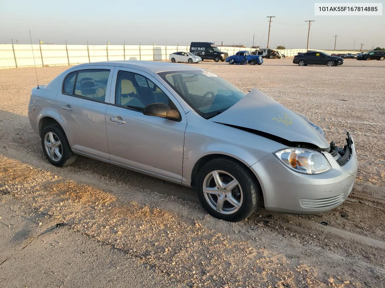 1G1AK55F167814885 2006 Chevrolet Cobalt Ls