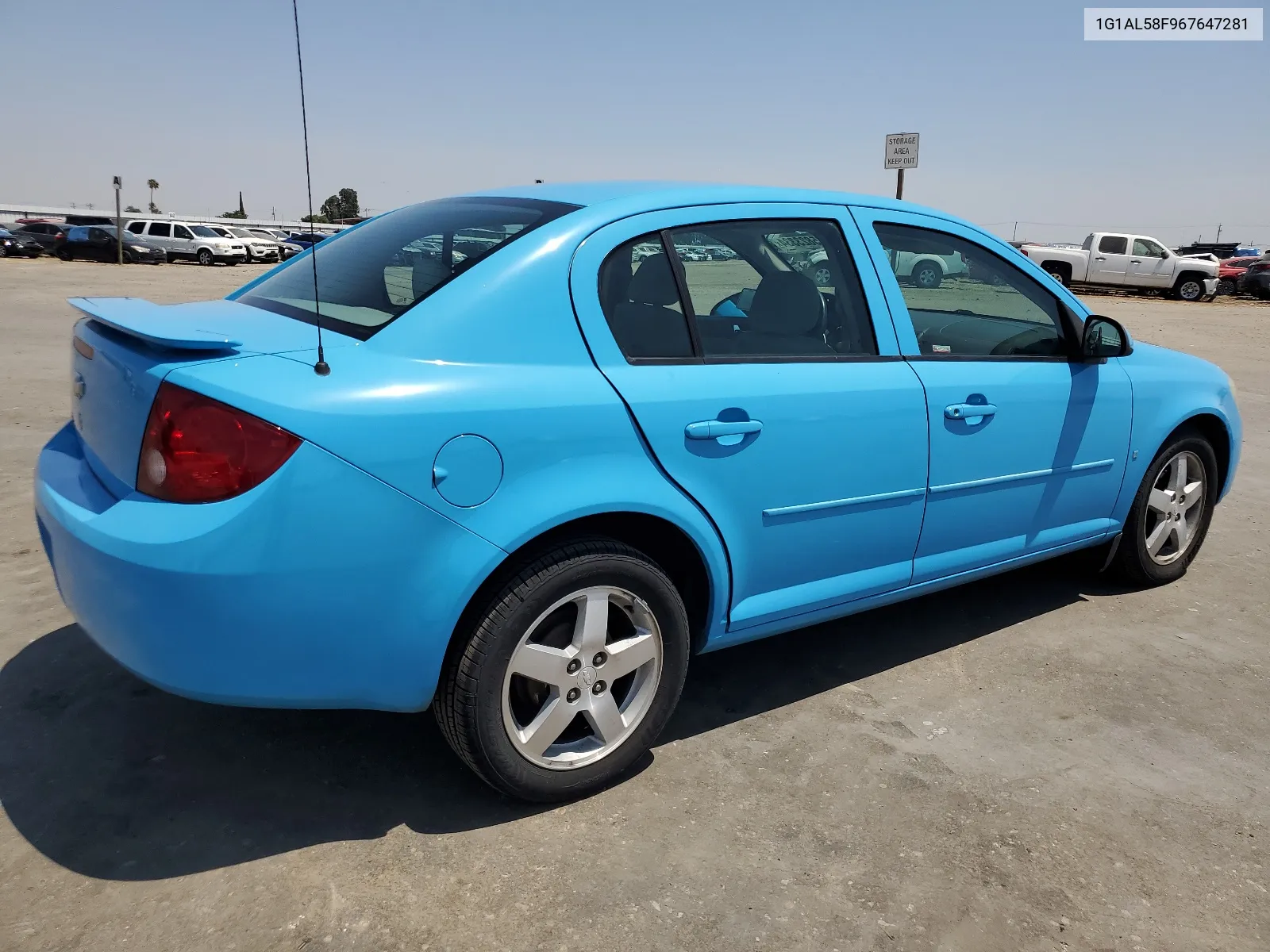 2006 Chevrolet Cobalt Lt VIN: 1G1AL58F967647281 Lot: 65823334