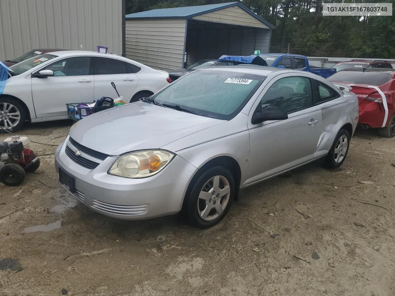 1G1AK15F167803748 2006 Chevrolet Cobalt Ls