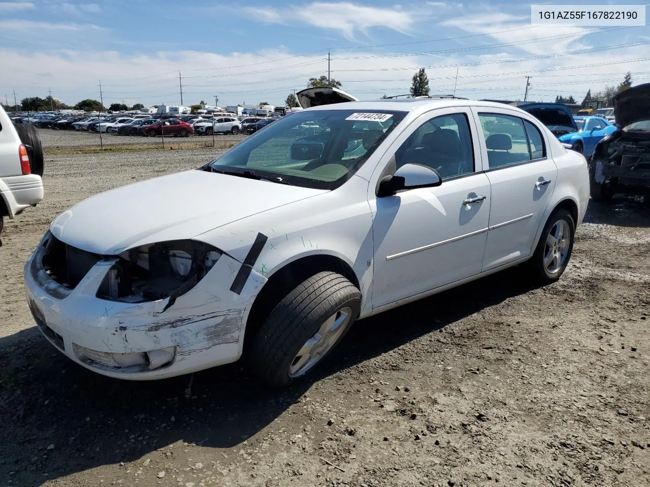 2006 Chevrolet Cobalt Ltz VIN: 1G1AZ55F167822190 Lot: 72144734