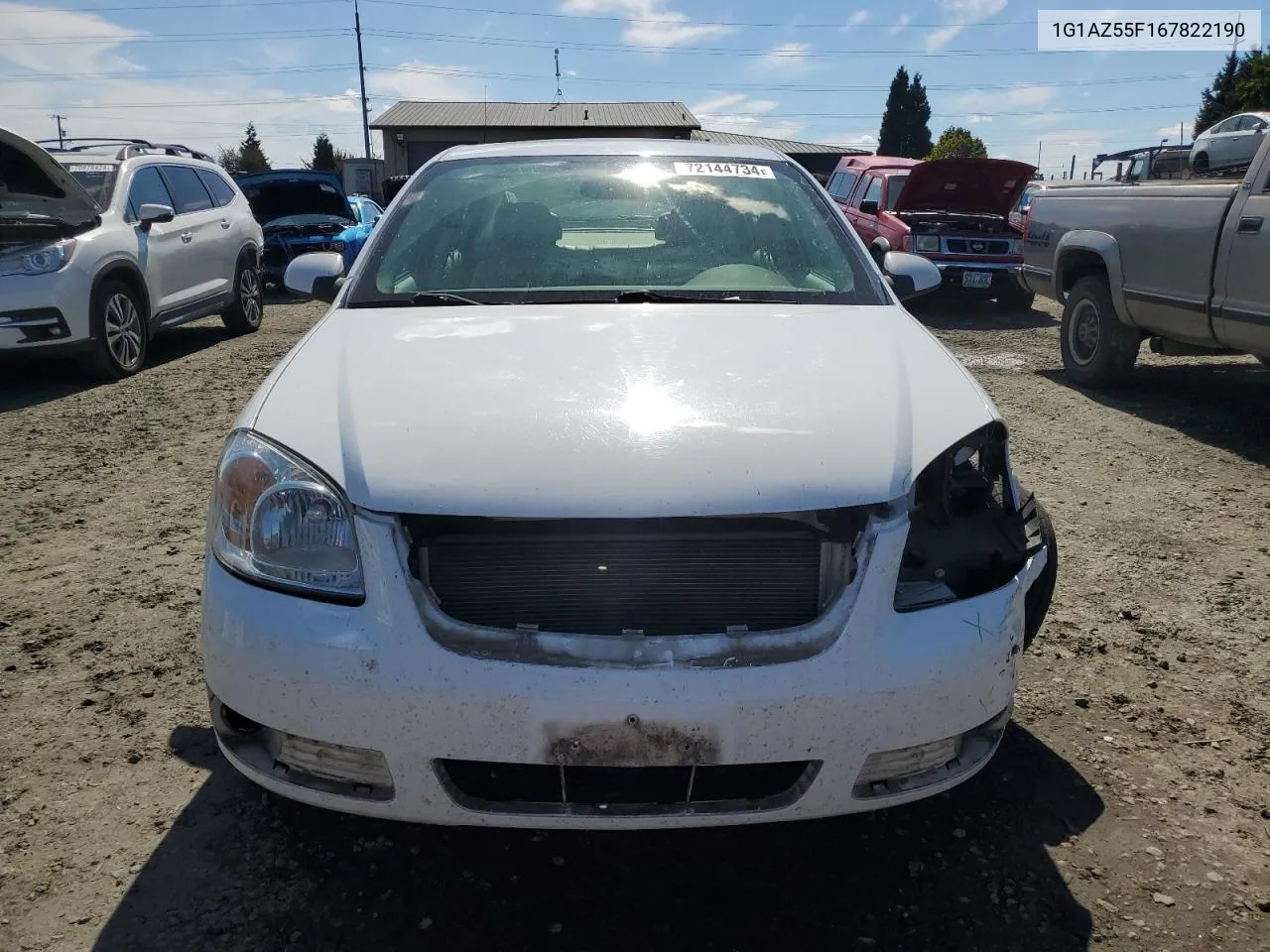 2006 Chevrolet Cobalt Ltz VIN: 1G1AZ55F167822190 Lot: 72144734