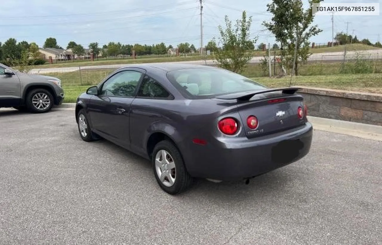 2006 Chevrolet Cobalt Ls VIN: 1G1AK15F967851255 Lot: 72405684