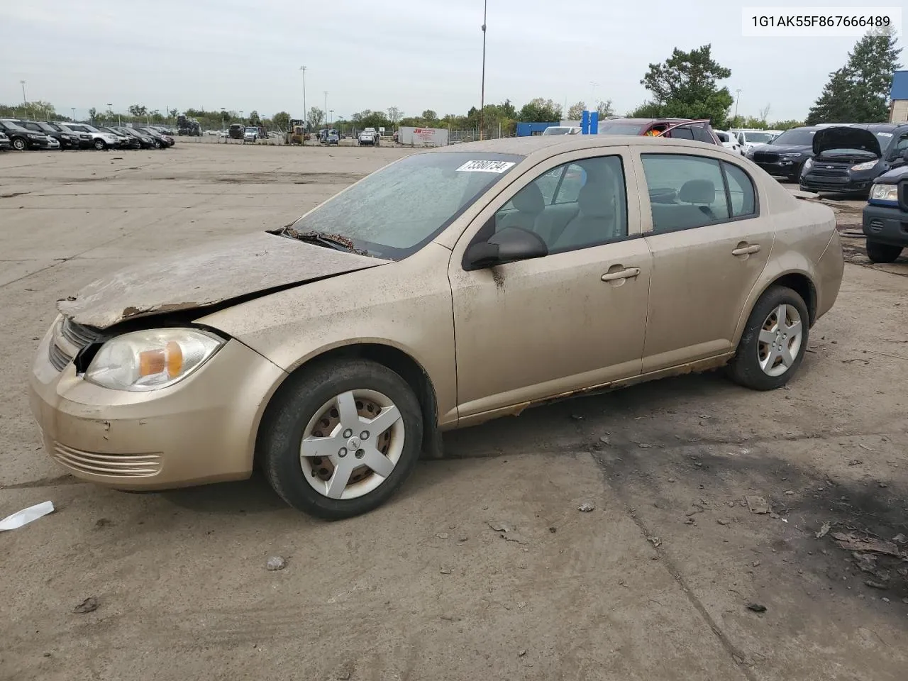 1G1AK55F867666489 2006 Chevrolet Cobalt Ls