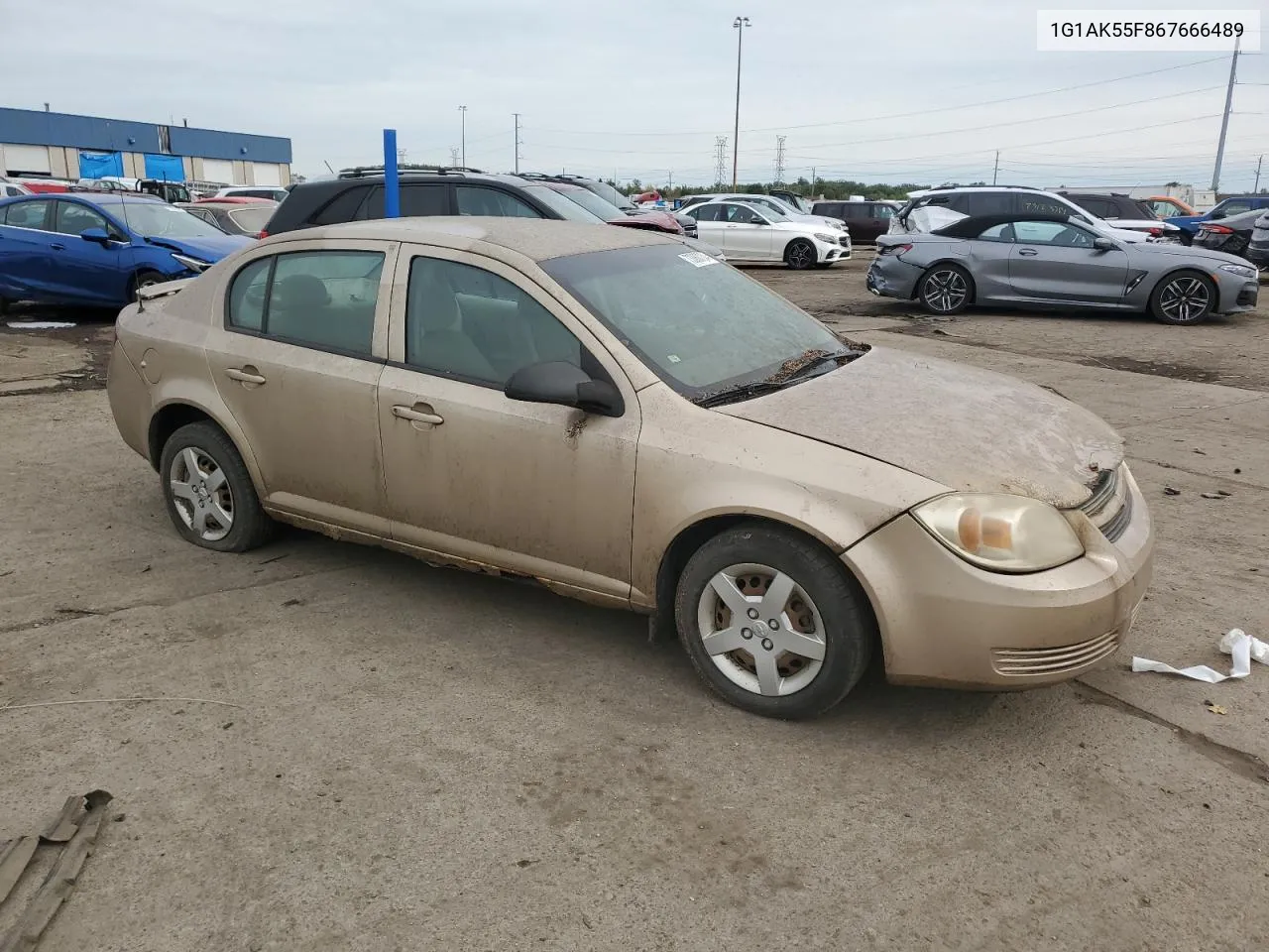 1G1AK55F867666489 2006 Chevrolet Cobalt Ls