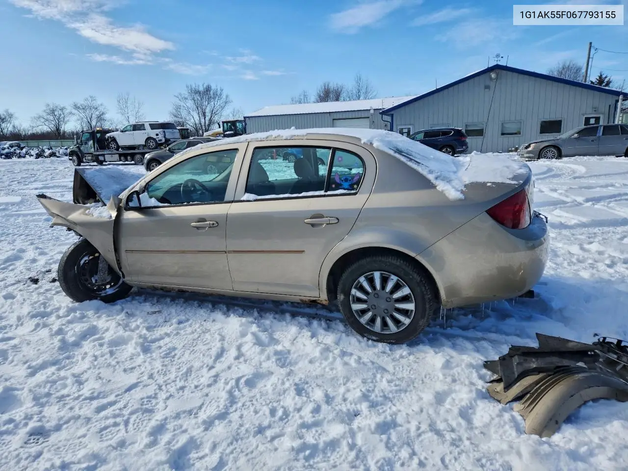 1G1AK55F067793155 2006 Chevrolet Cobalt Ls