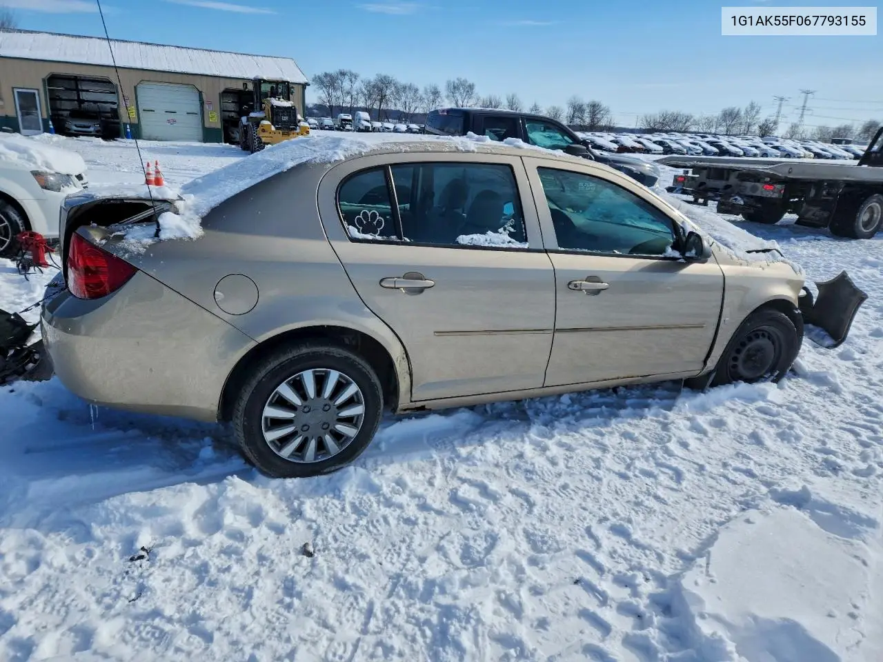 1G1AK55F067793155 2006 Chevrolet Cobalt Ls