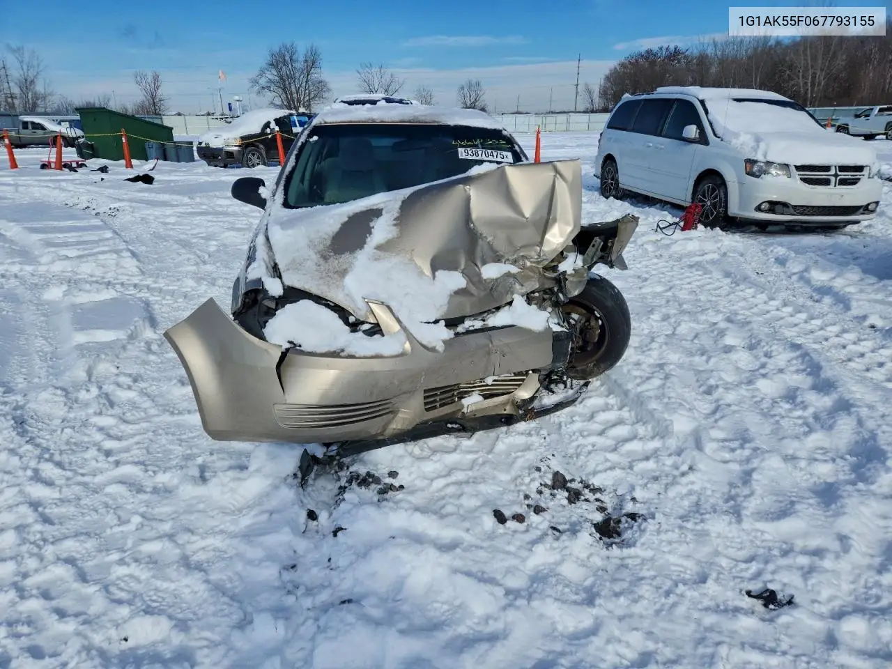 1G1AK55F067793155 2006 Chevrolet Cobalt Ls