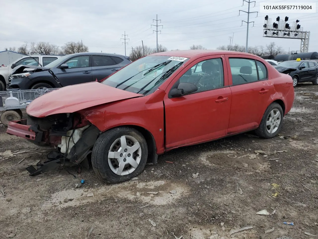 1G1AK55F577119004 2007 Chevrolet Cobalt Ls