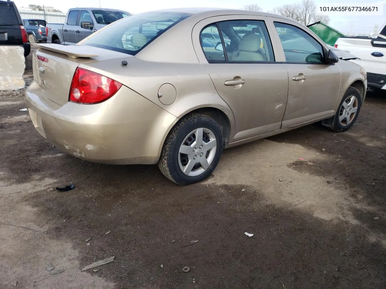 2007 Chevrolet Cobalt Ls VIN: 1G1AK55F677346671 Lot: 64831314