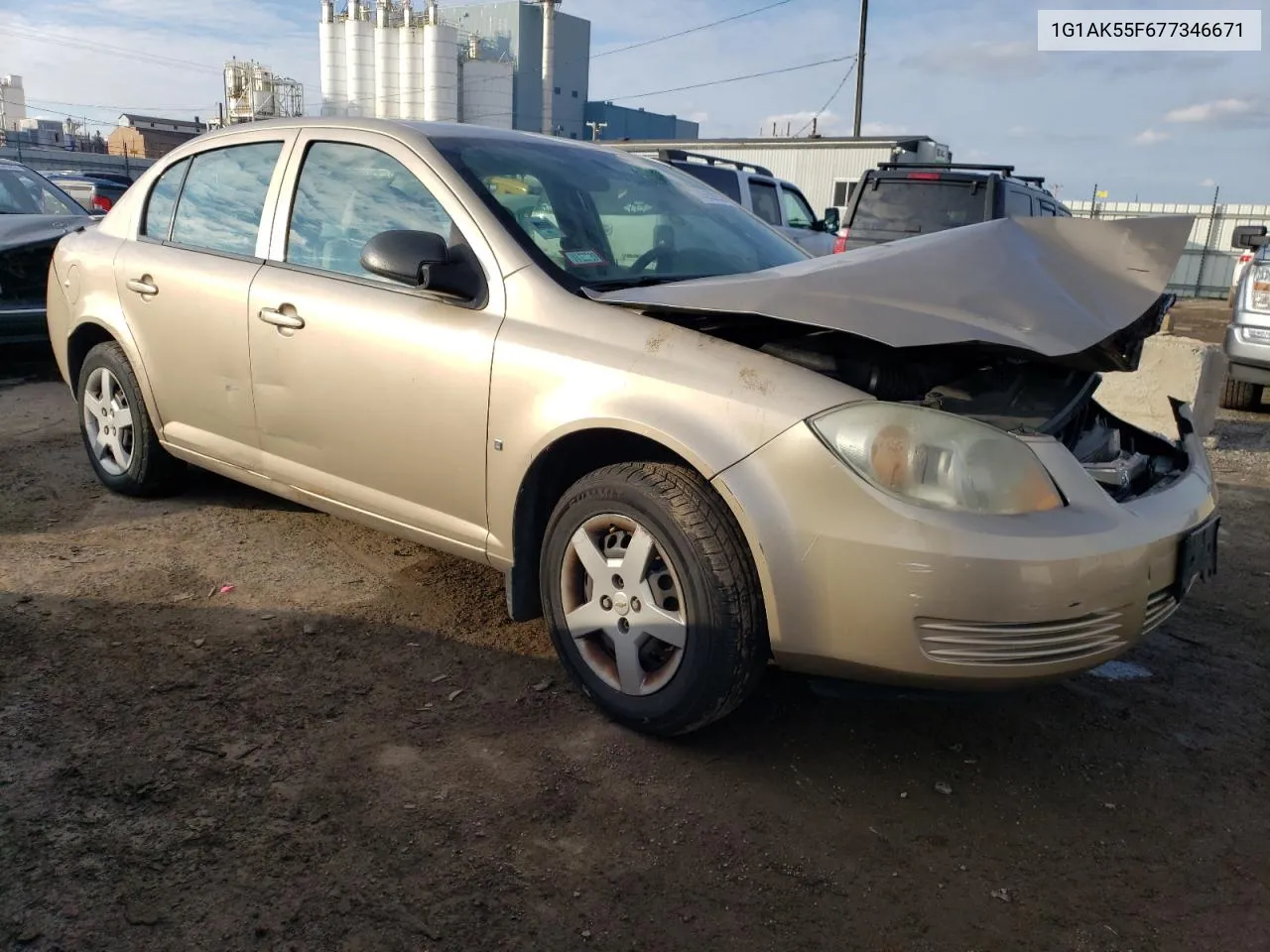 1G1AK55F677346671 2007 Chevrolet Cobalt Ls